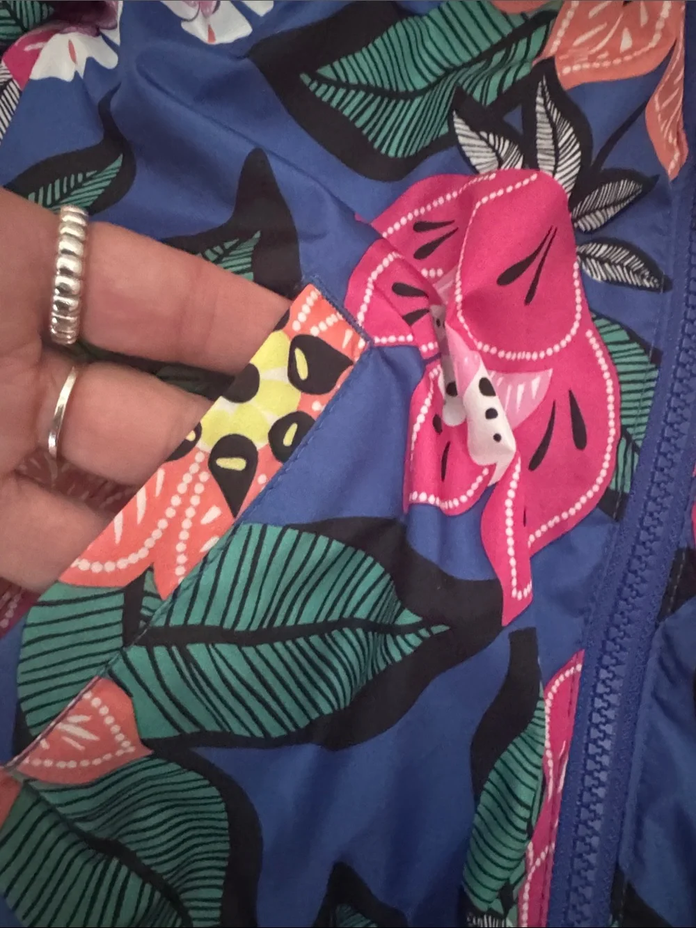 Gymboree Floral Lightweight Jacket M 7/8